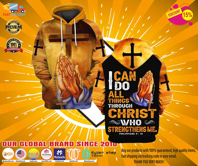 I can do all things through christ who strength me 3D hoodie2