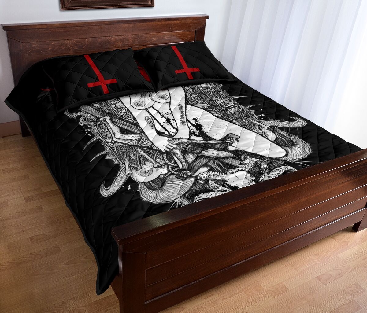 Satan girl bedding set2