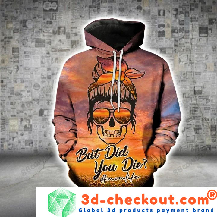 Skull but did you die 3D hoodie and legging2