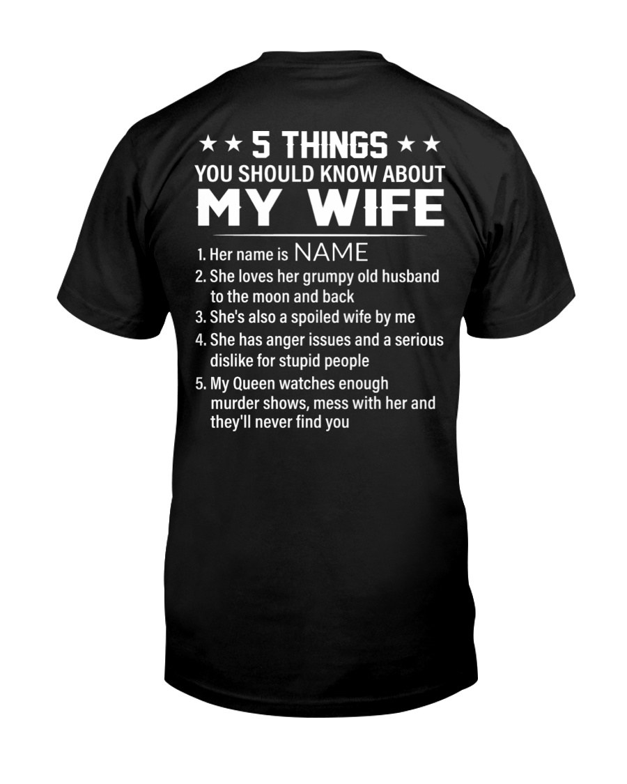 5 Things You Should Know About My Wife Shirt as