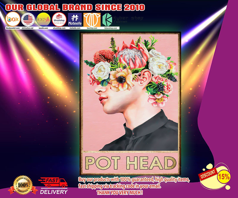 Boy man pot head poster 2