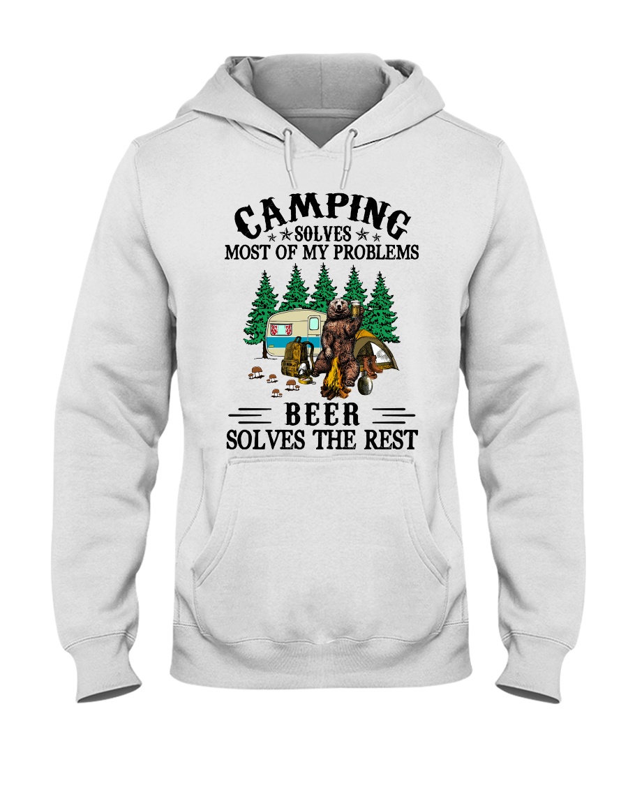 Camping Solves Most Of My Problems Beer solves the rest Shirt