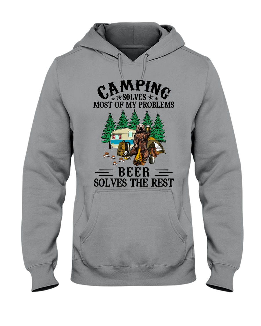 Camping Solves Most Of My Problems Beer solves the rest Shirt7 Copy