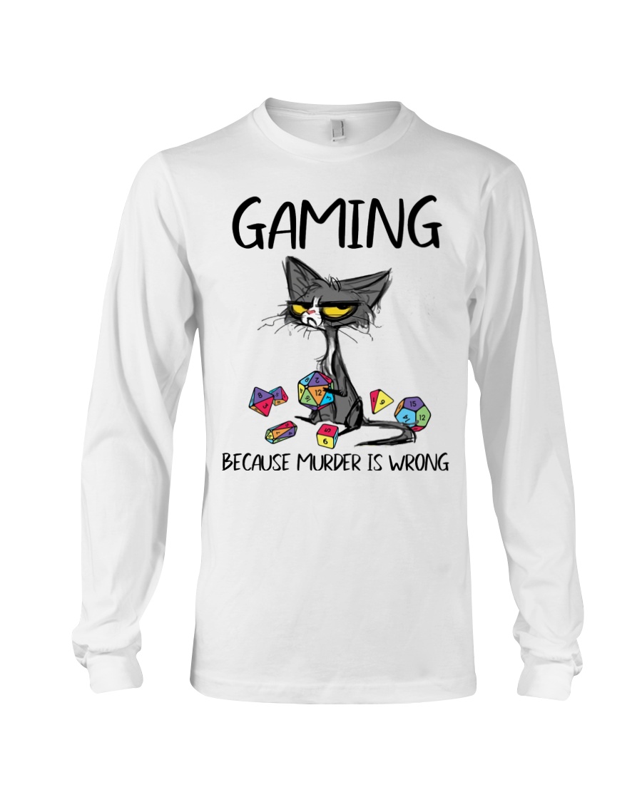 Cat gaming because murder is wrong Shirt9