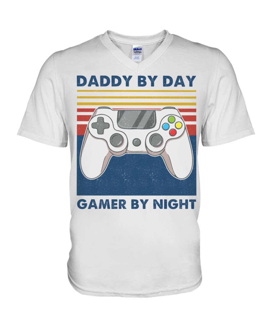 Daddy By Day Gamer By Night Shirt3