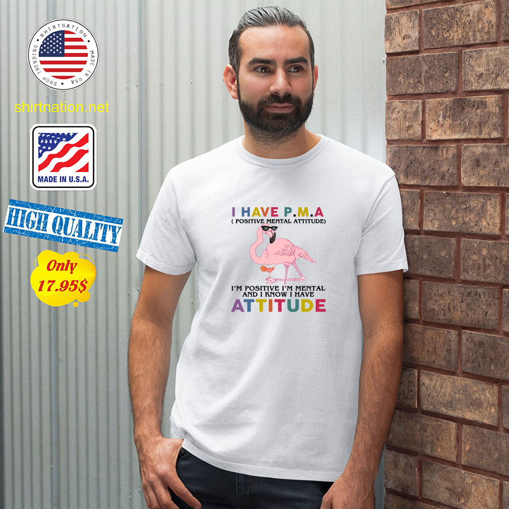 Flamingo I have PMA positive mental attitude Shirt1