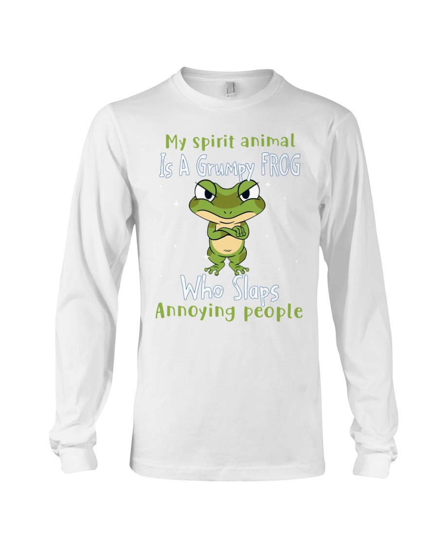 Frog My spirit Animal Is A Grumpy Frog Who Slaps Annoying People Shirt7