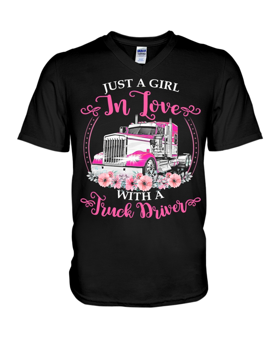 Just a girl in live whith a truck driver Shirt