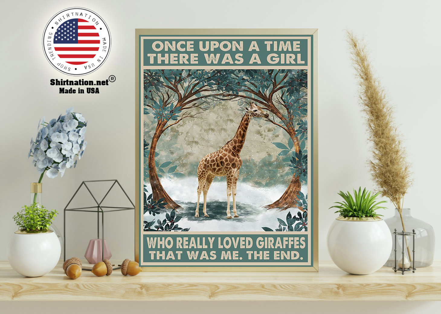 Once upon a time there was a girl who really loved giraffes poster 11