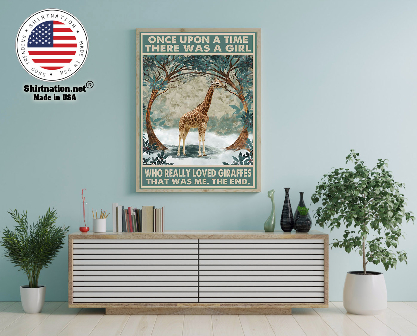 Once upon a time there was a girl who really loved giraffes poster 12