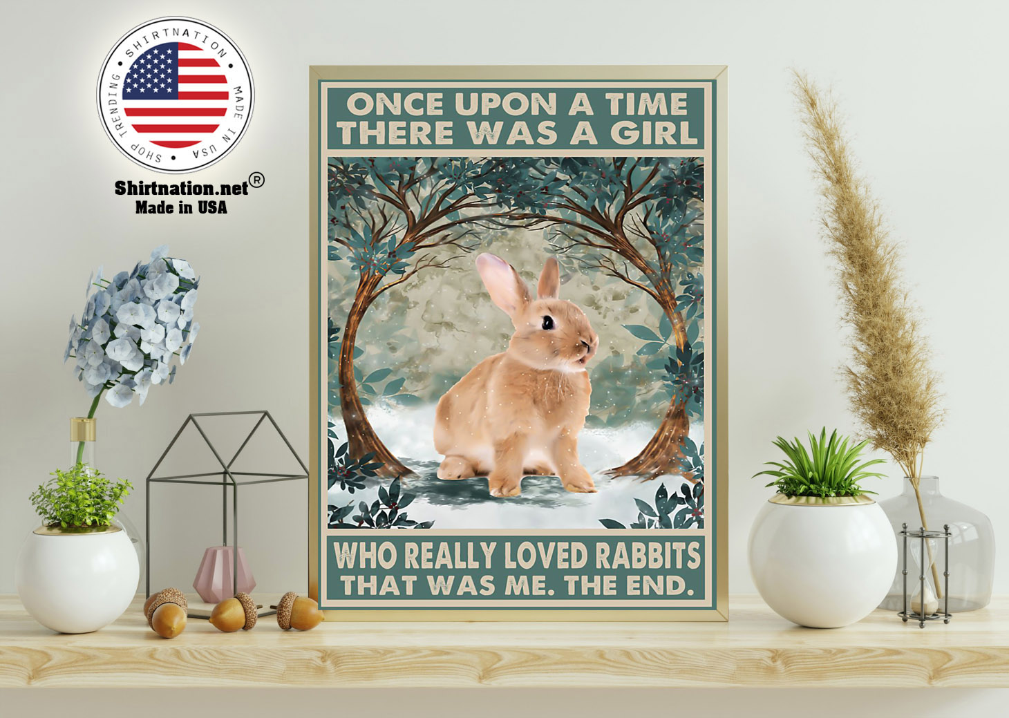 Once upon a time there was a girl who really loved rabbits poster 9