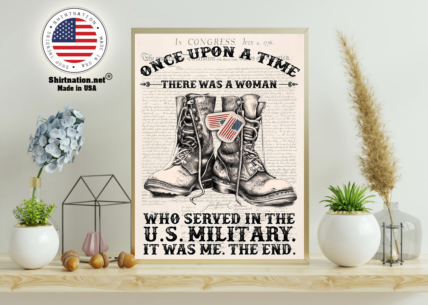 Once upon a time there was a woman who served in the US military poster 11