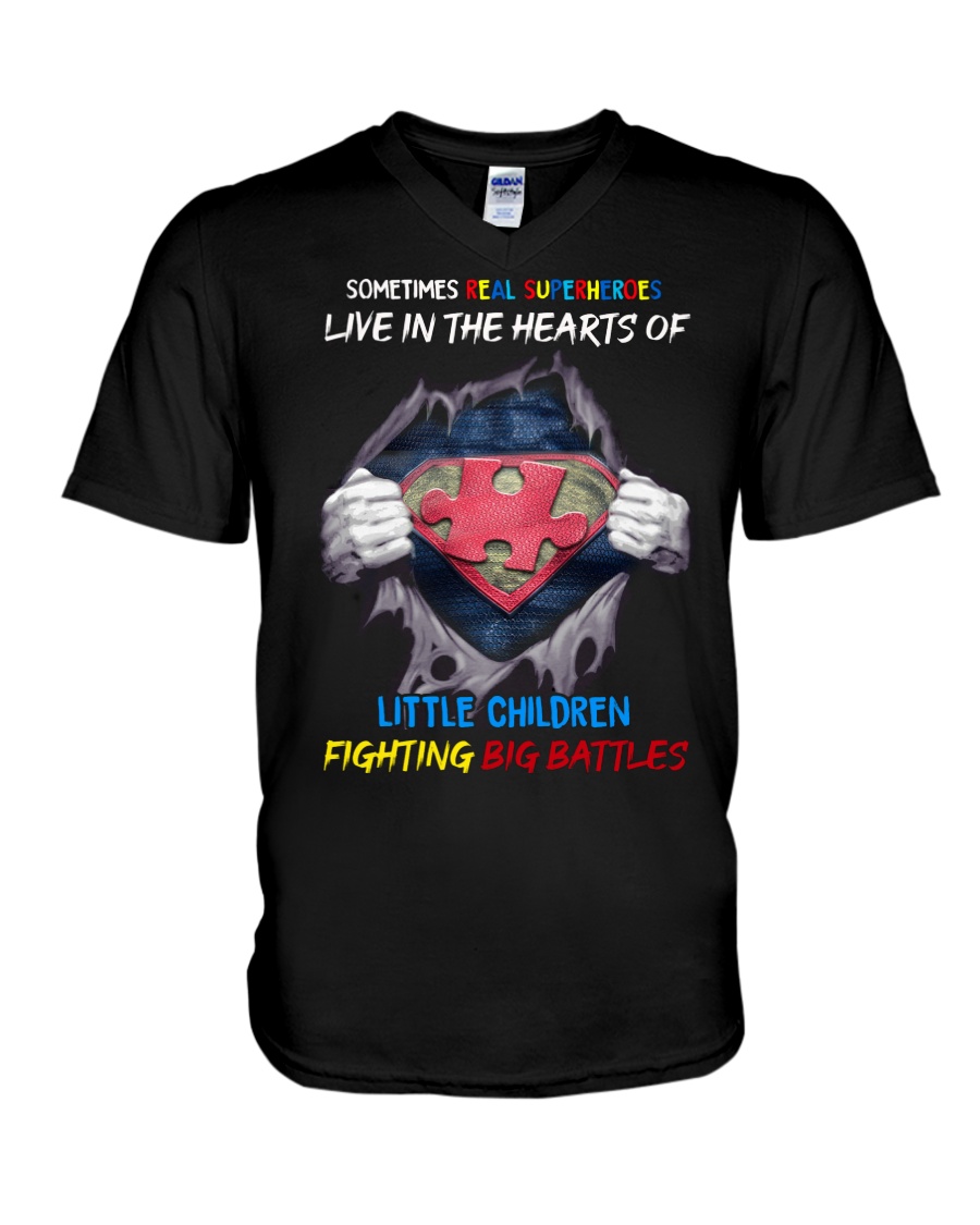 Sometimes Real Super heroes Live In The Hearts Of Little Children Shirt3
