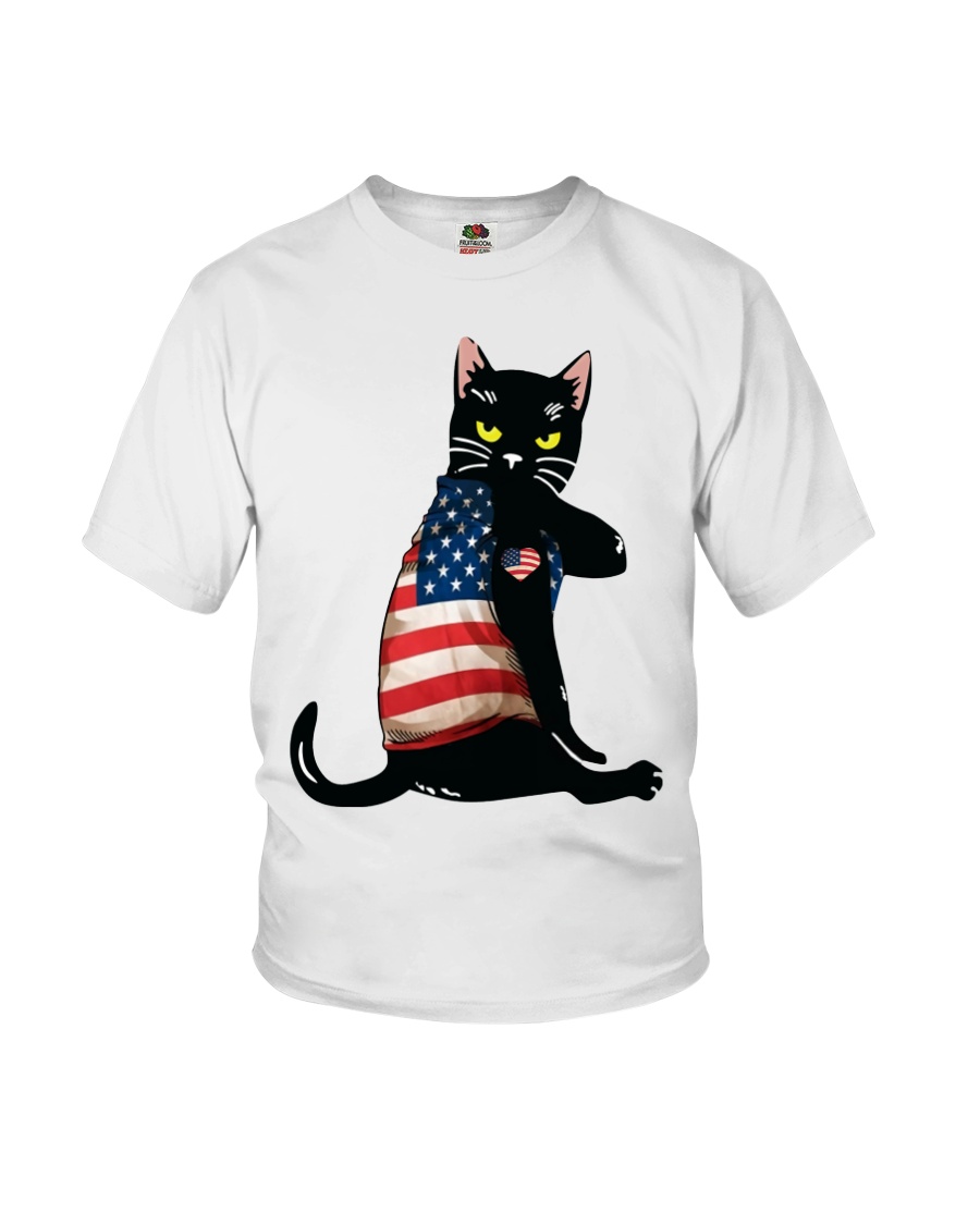 Strong Cat Patriotic Shirt6