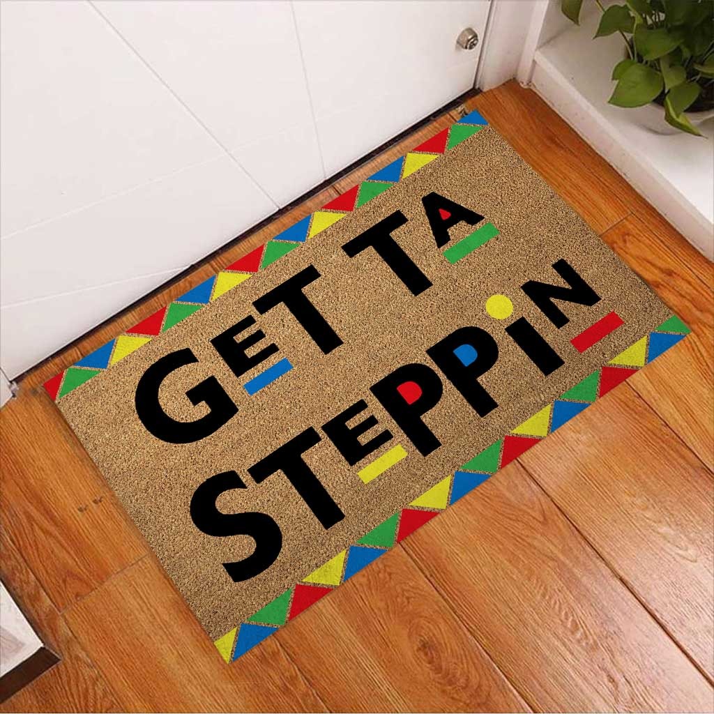 African American Get ta steppin doormat3