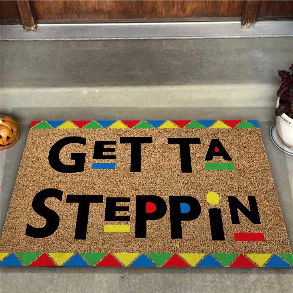 African American Get ta steppin doormat2