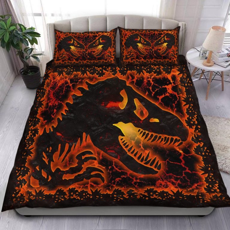 Dinosaur lava bedding set2