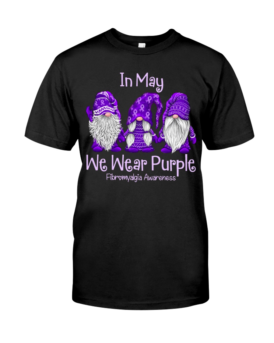 in May We Wear Purple Fibromyalgia Awareness Shirt4