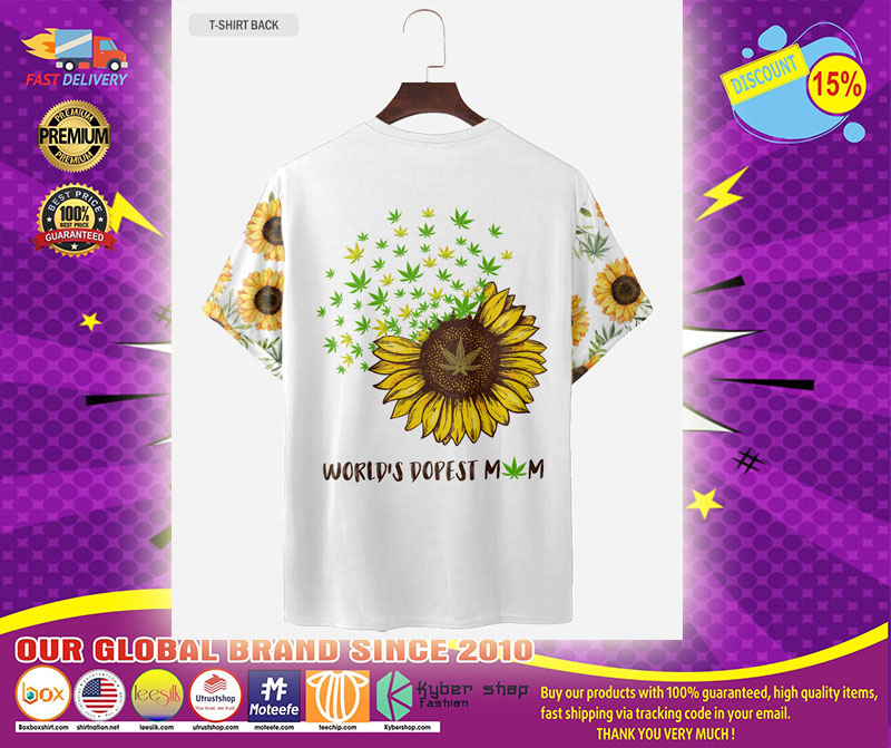Sunflower dopest mom love 3d T shirt and hoodie1