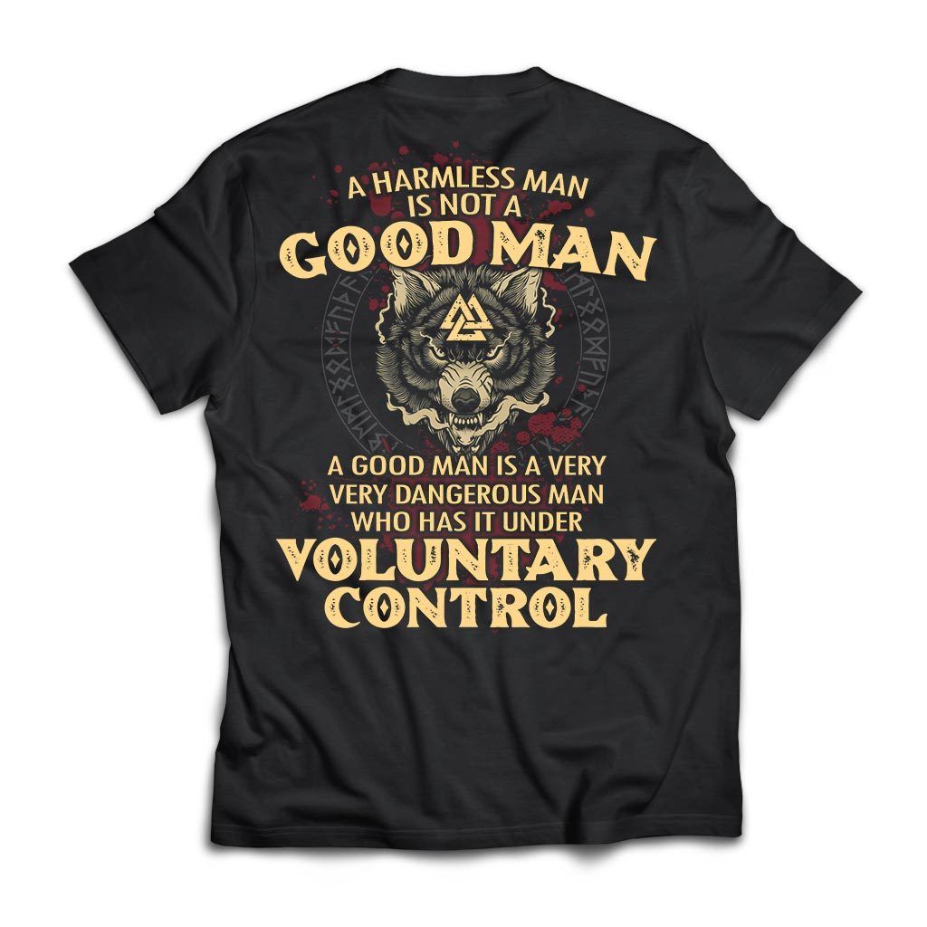 viking norse gym t shirt apparel a harmless man is not a good man backapparel heathen by nature authentic viking products next level premium short sleeve t shirtblacks 440342 1024x1024@2x