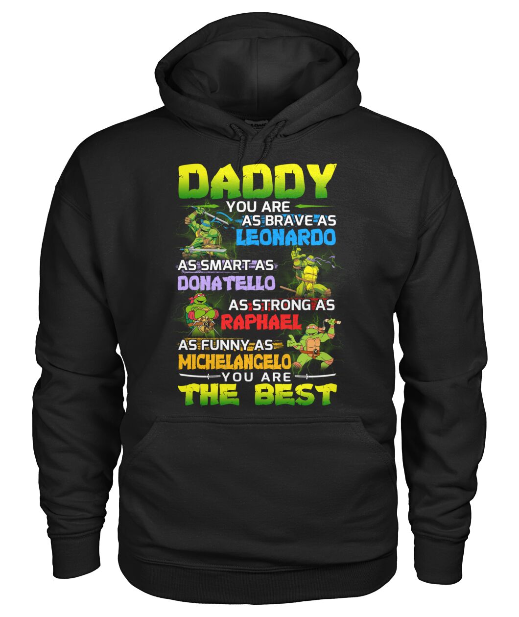 Daddy you are as brave as leonardo as smart as Donatello shirt 11