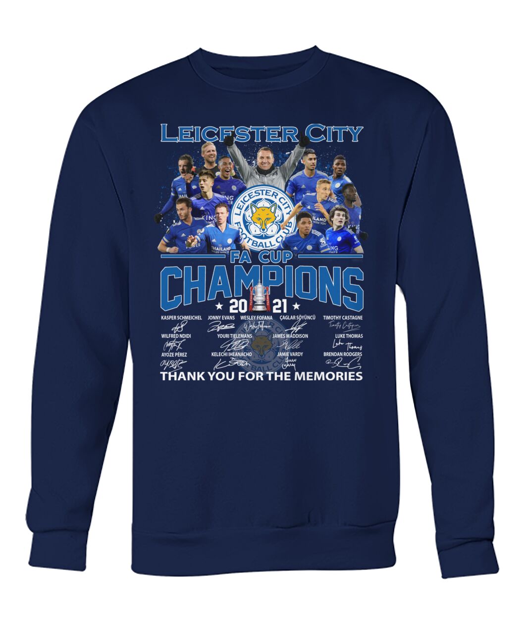 Leicester city FA cup champions 2021 shirt 12