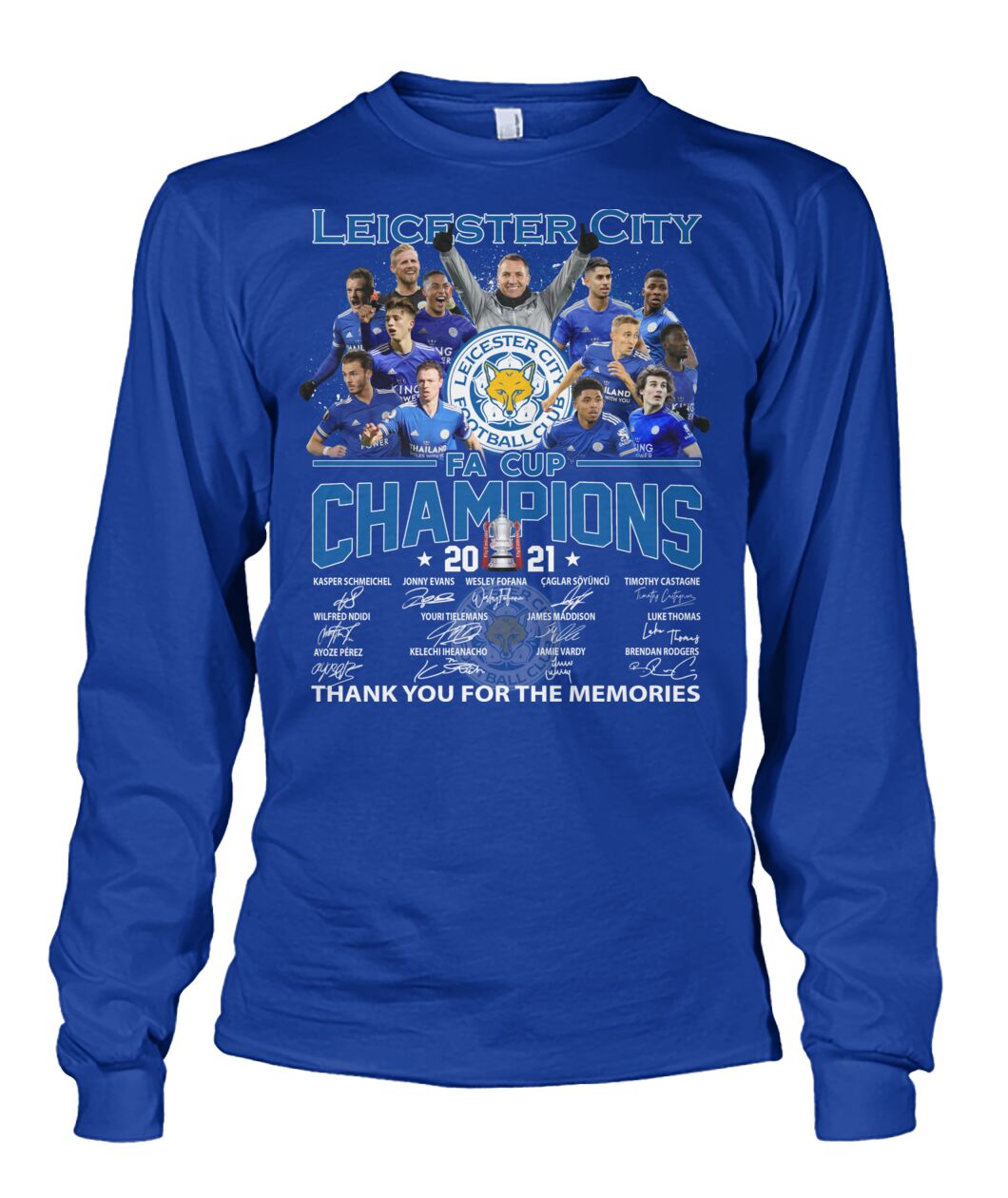 Leicester city FA cup champions 2021 shirt 13