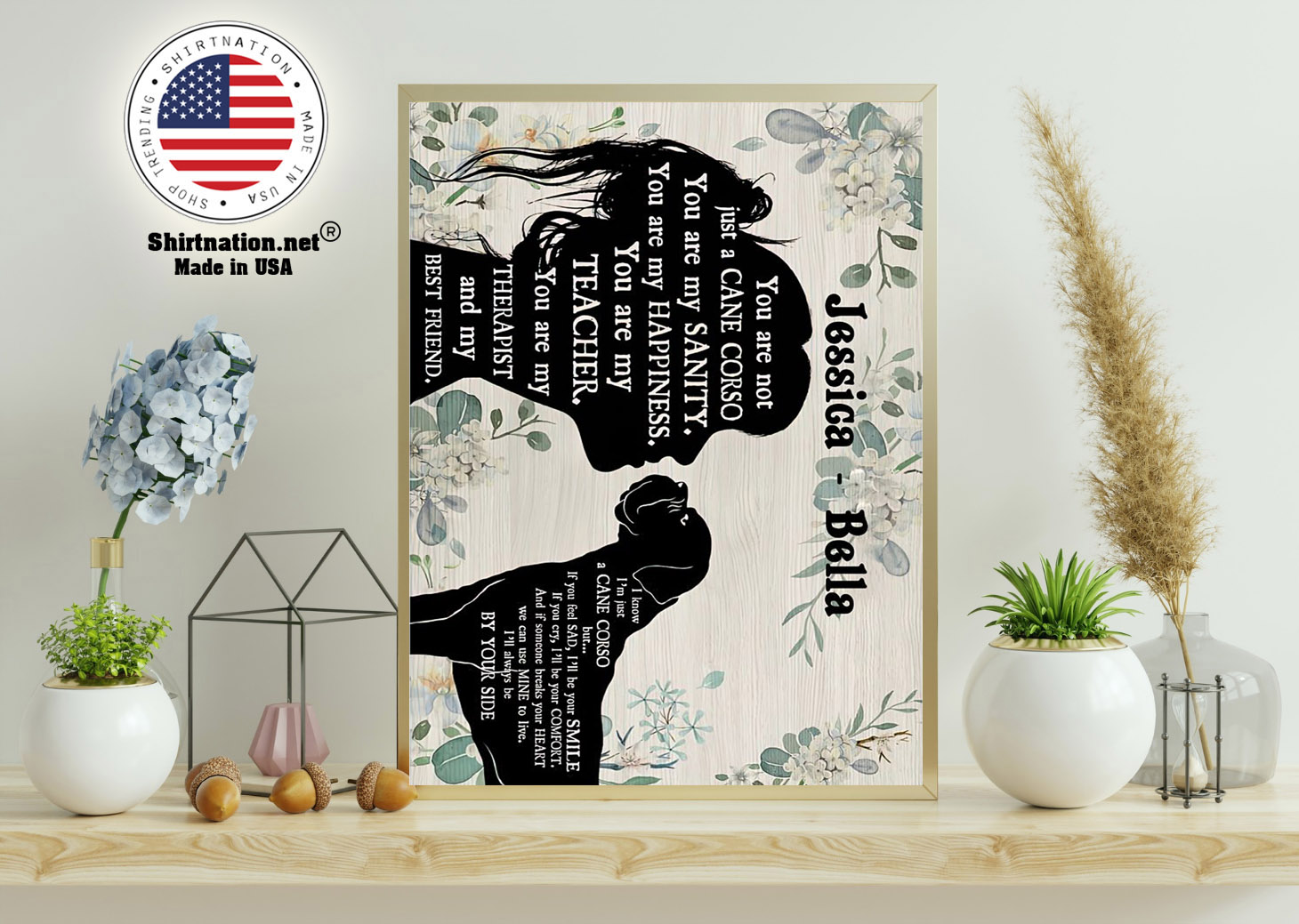 You are not just a cane corso you are my sanity custom personalized name poster 11