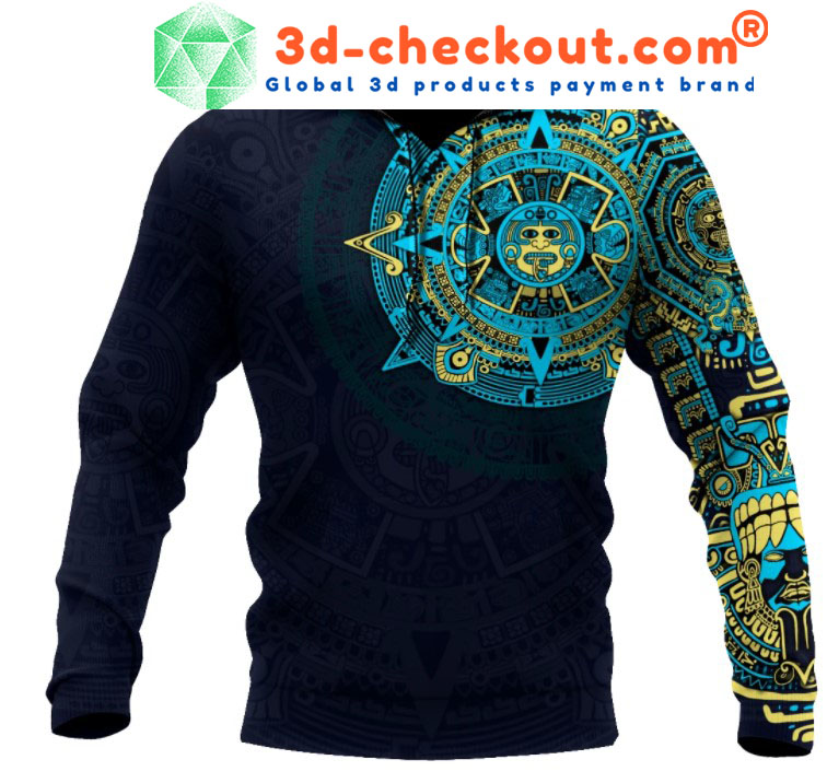 Aztec Mexico 3D over print hoodie