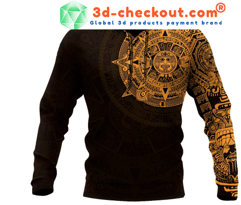 Aztec Mexico 3D over print hoodie1