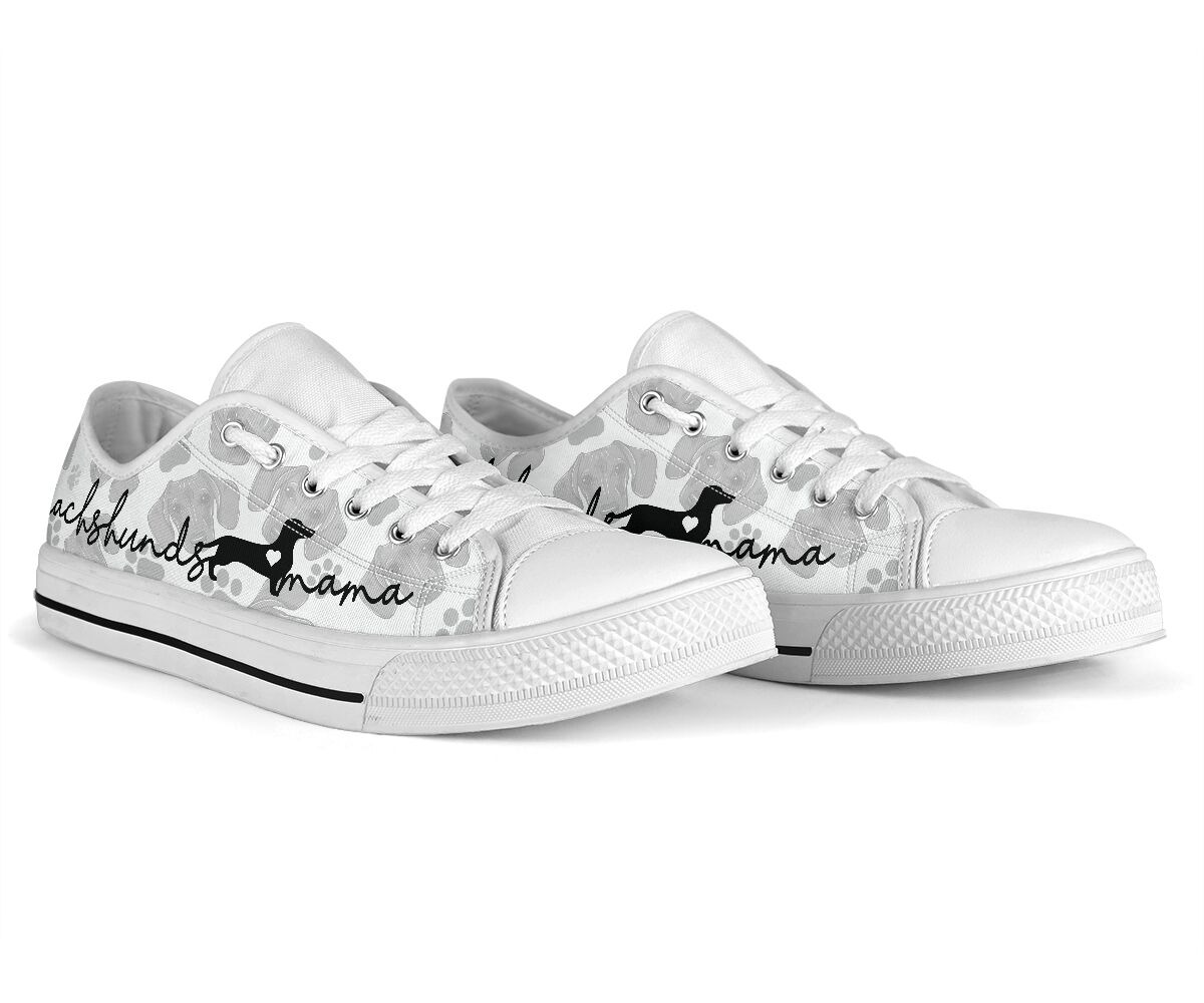 Dachshund lovers mama low top shoes sneaker4 1