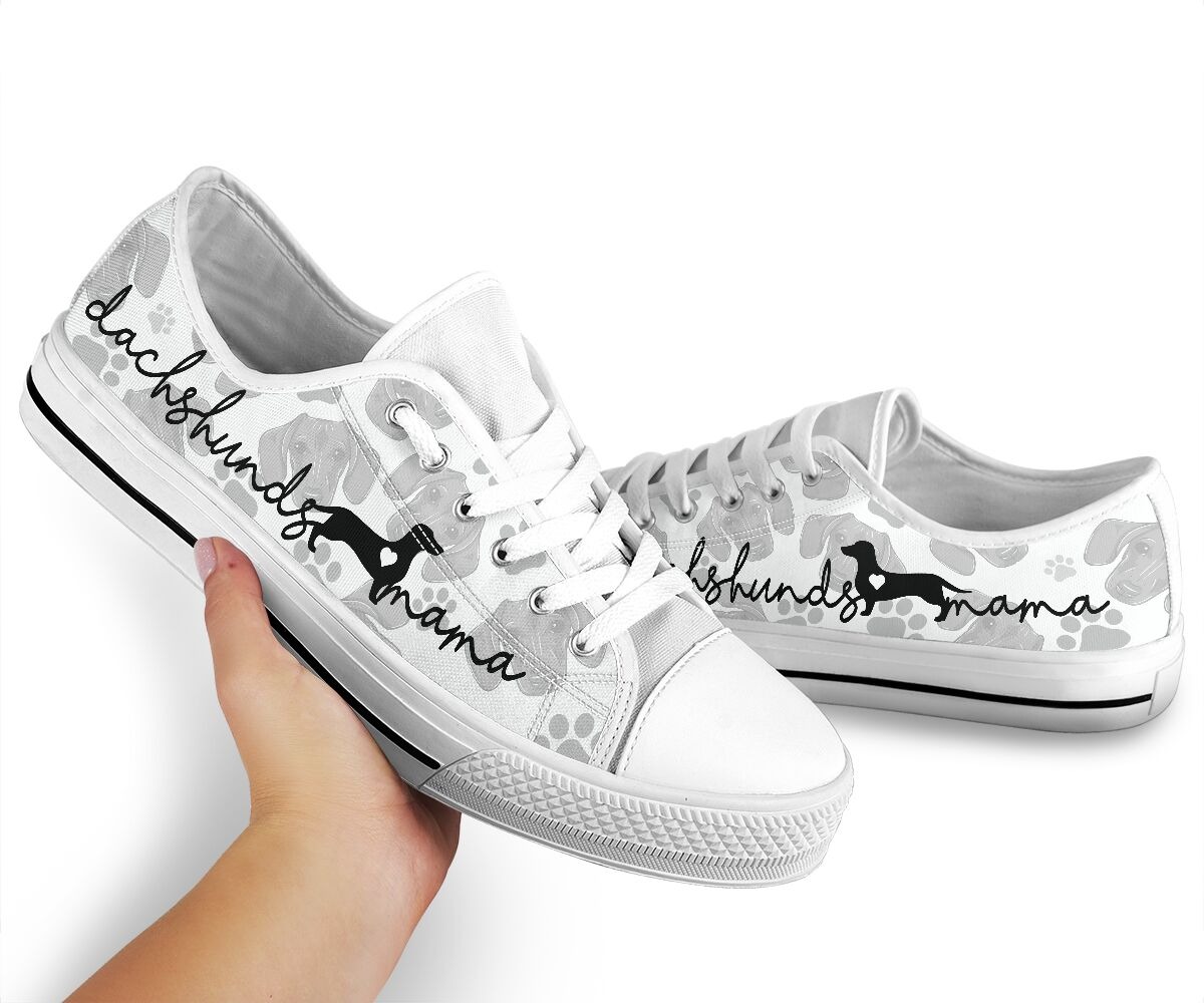 Dachshund lovers mama low top shoes sneaker2 1