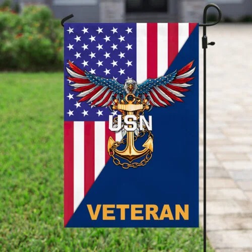 Eagle United states Navy veteran American flag4