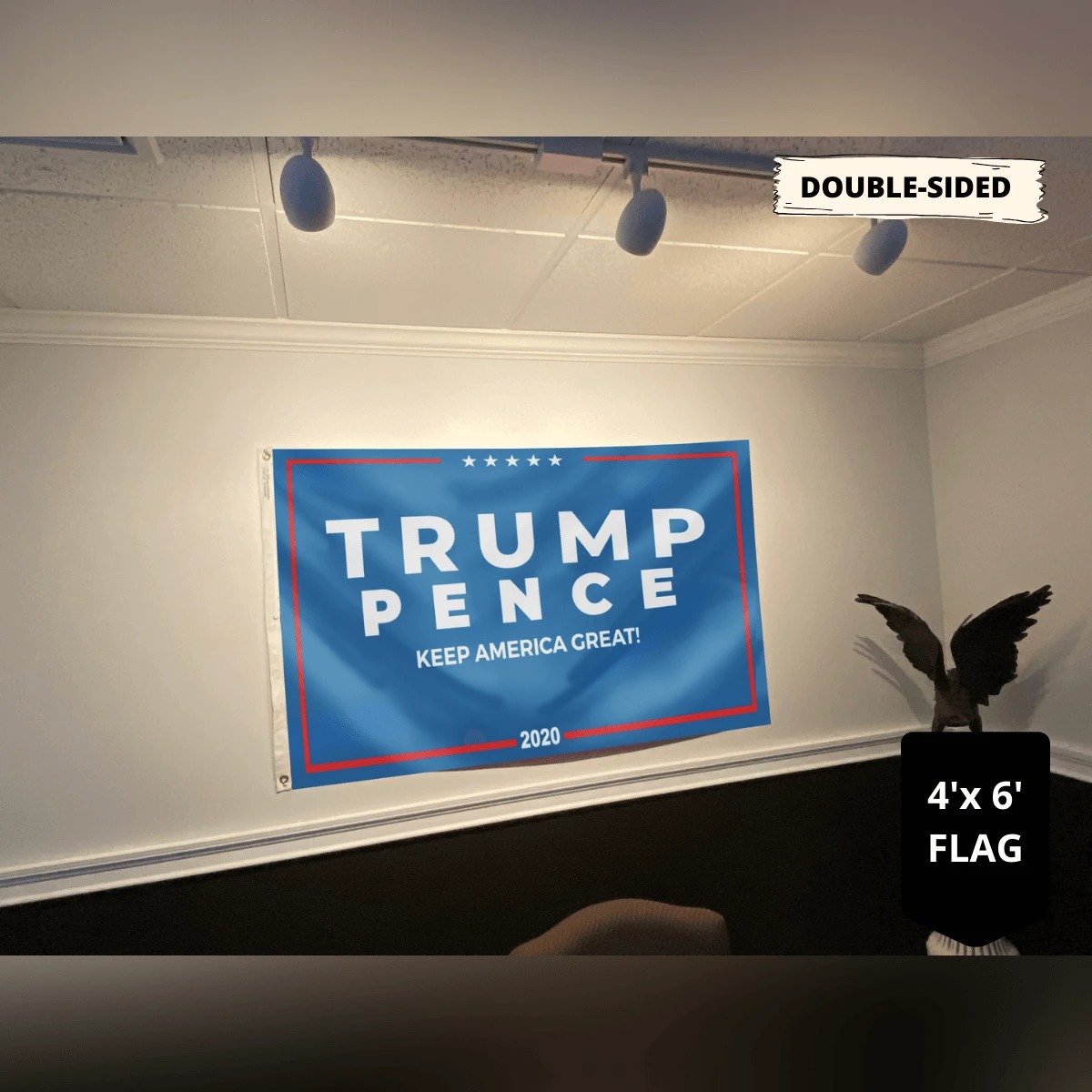 Trump pence keep America great flag4