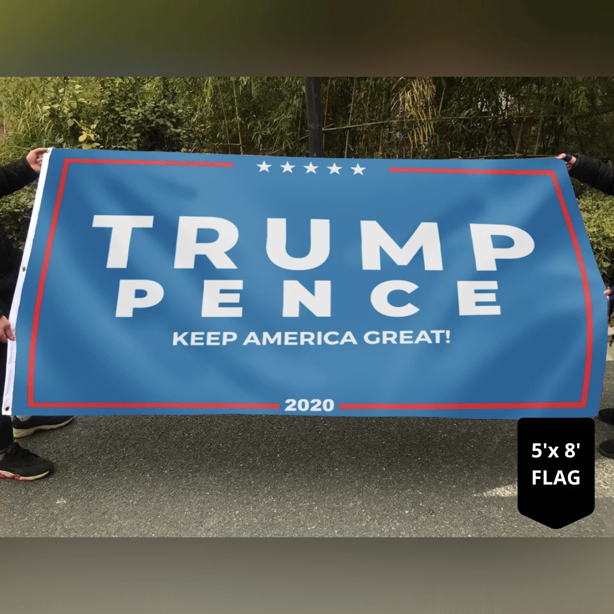 Trump pence keep America great flag2