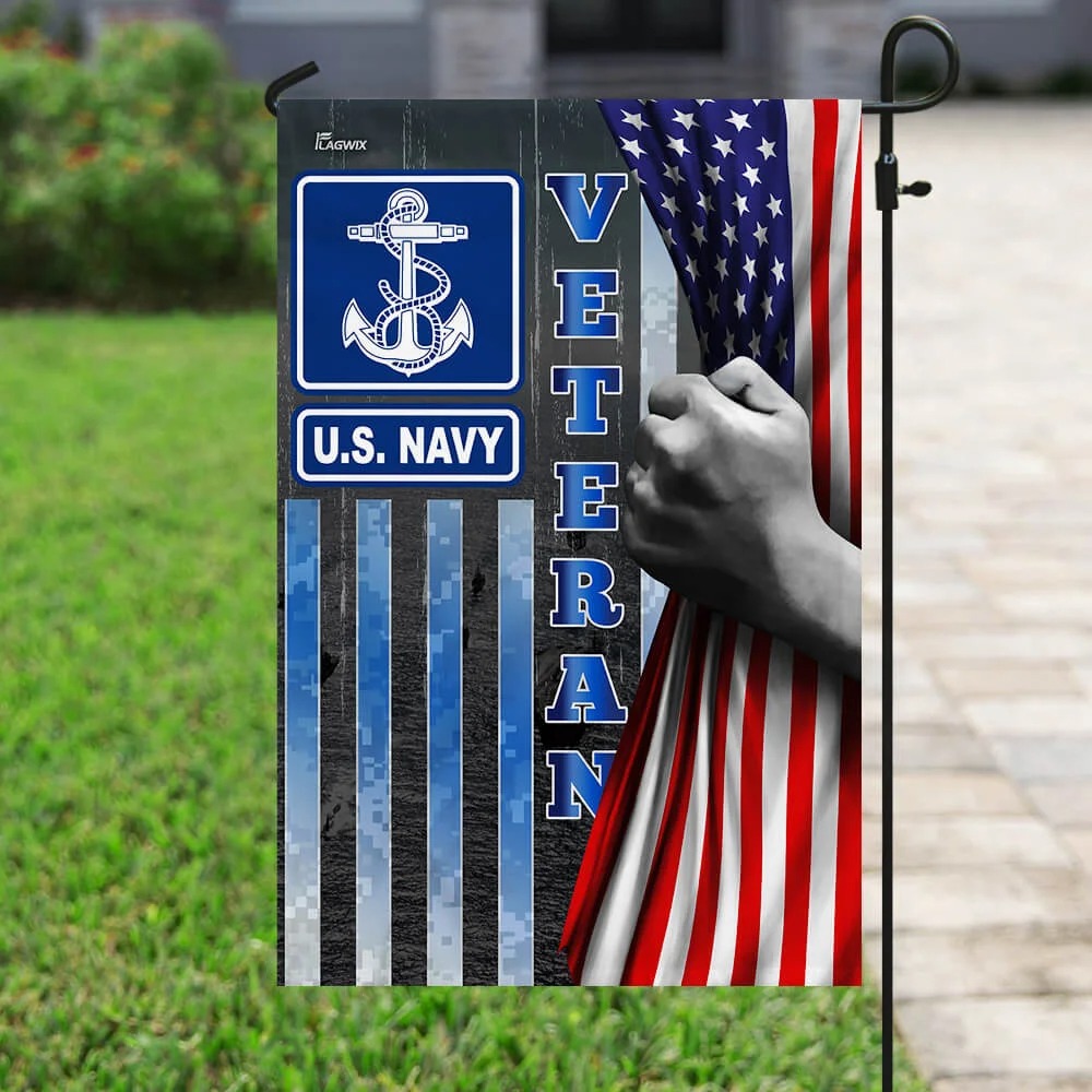 US Navy veteran American flag4