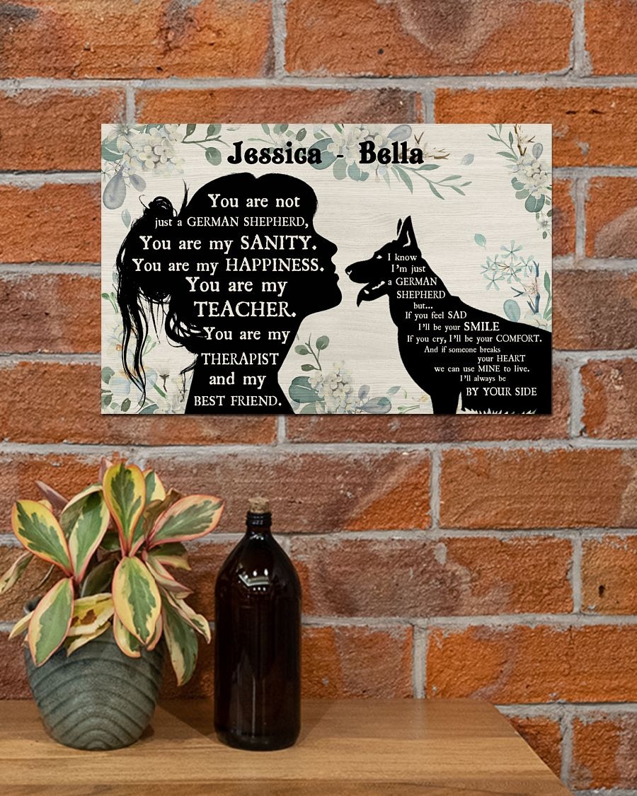 You are not just a German Shepherd custom name poster4