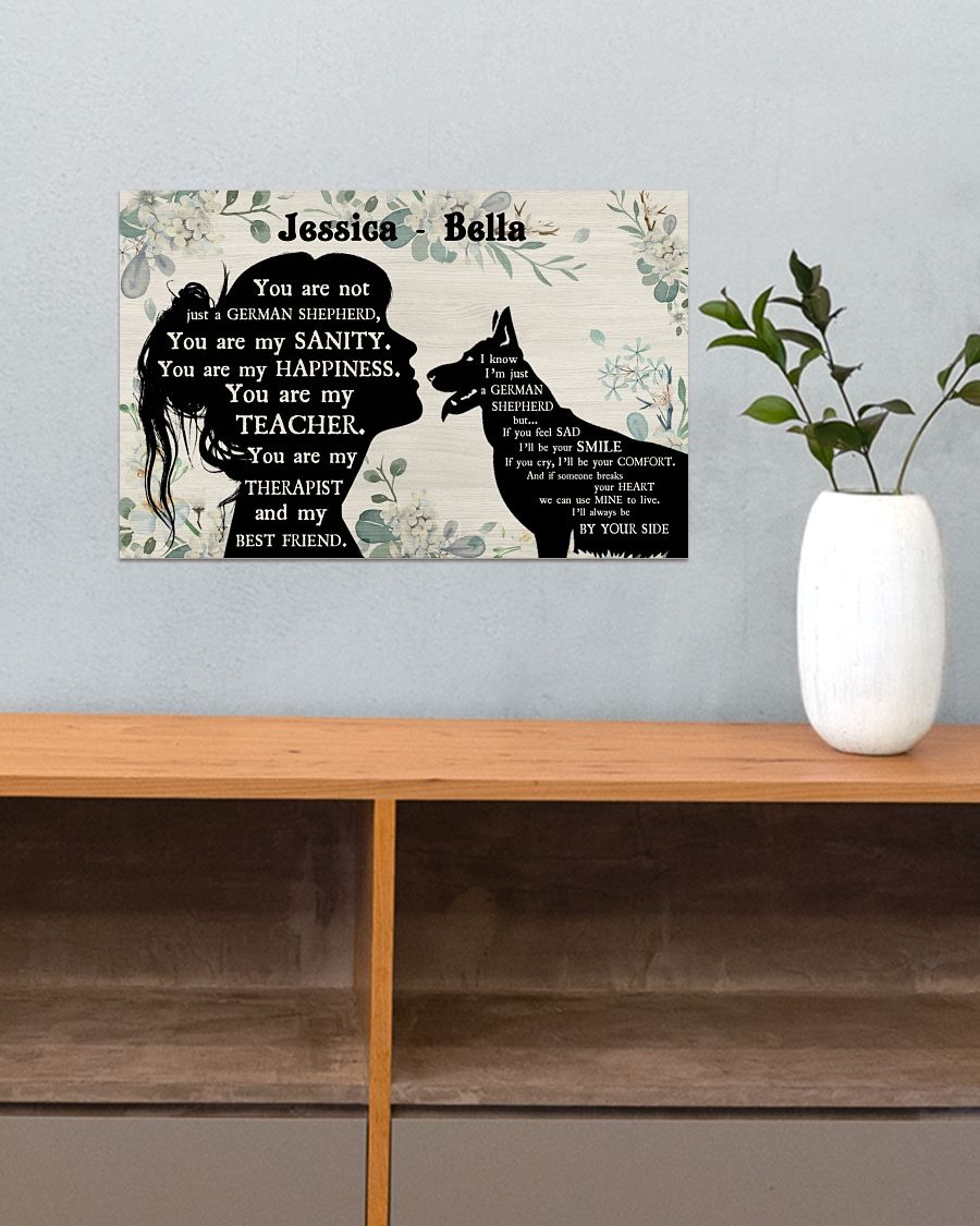 You are not just a German Shepherd custom name poster3