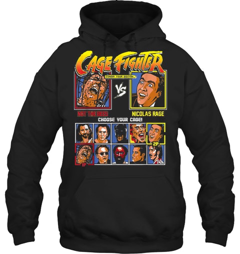 Cage fighter not the bees vs nicolas rage shirt 14 1