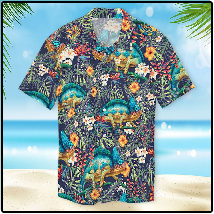 Chameleon Hawaiian Shirt2