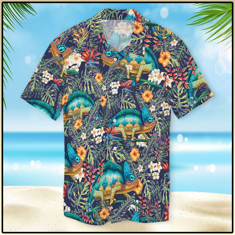 Chameleon Hawaiian Shirt5