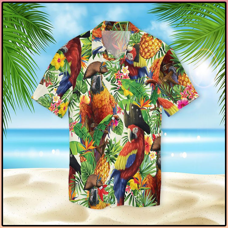 Pirate Parrot Hawaiian Shirt4