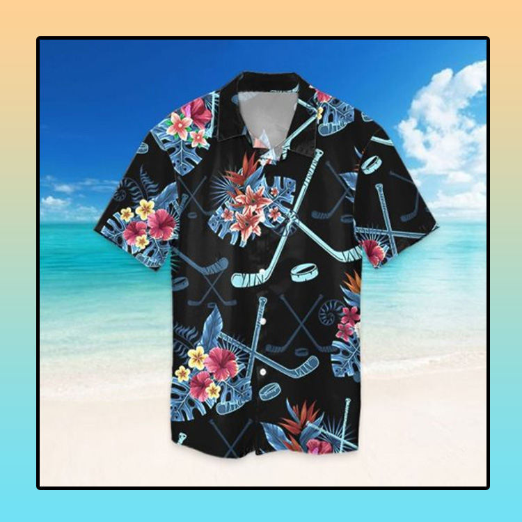 Tropical hockey hawaiian shirt1 1
