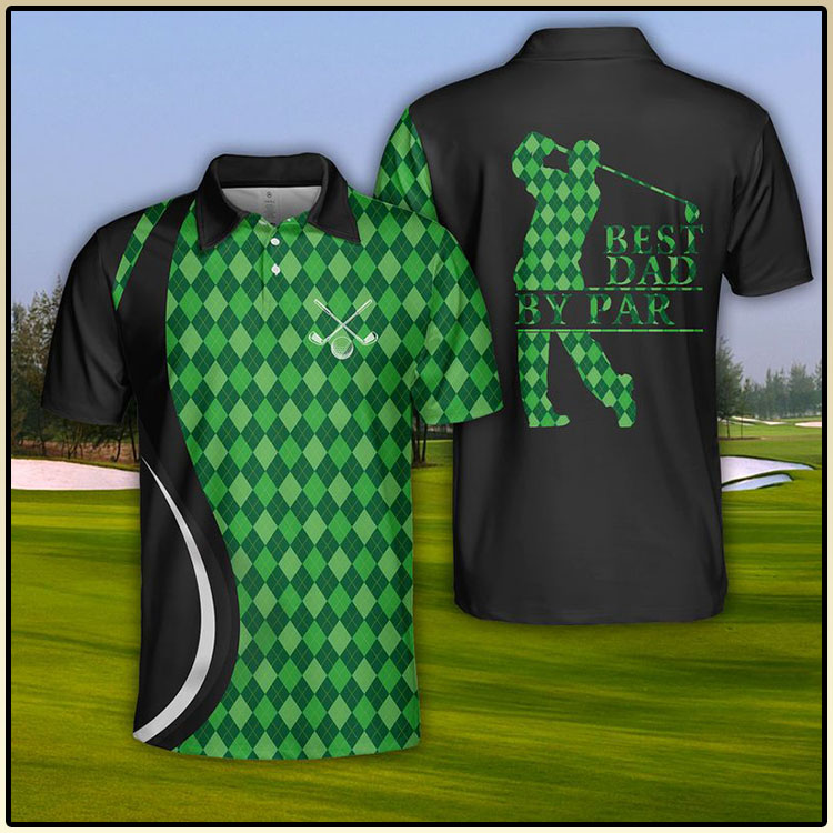 USA Golf Best Dad By Par Polo Shirt5