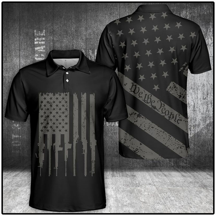 We The People U.S Flag Polo Shirt1