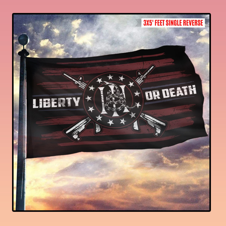 Gadsden Dont Tread On Me Liberty Or Death Flag2 1