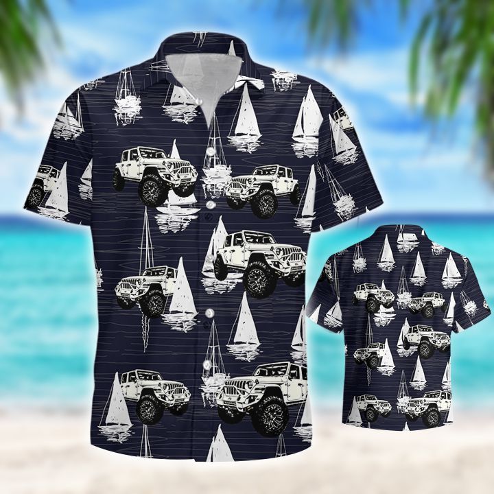 Jeep Sailboat Hawaiian Shirt4