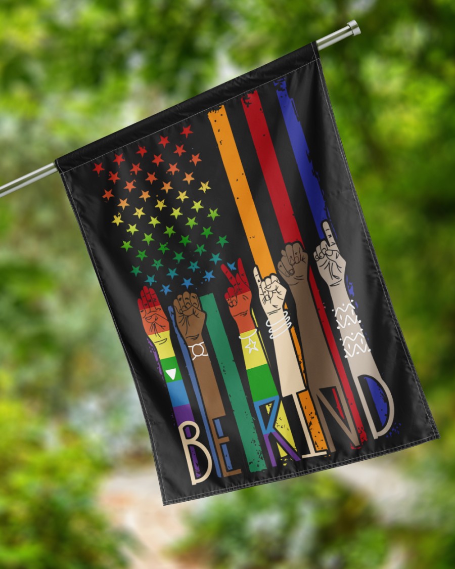 LGBT American Be Kind FlagsD