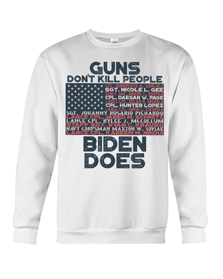American Flag Guns Dont Kill People Biden Does Shirt Hoodie3