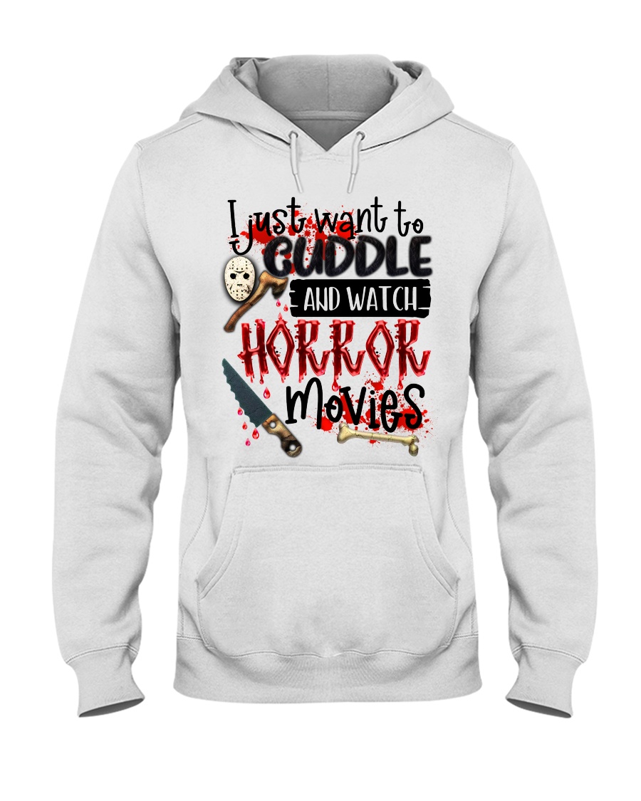 Jason Voorhees I Just Want To Guddle And Watch Horror Movies Shirt, Hoodie
